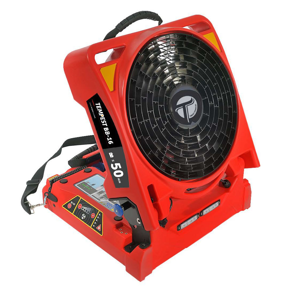 Leader BB16 Battery Powered PPV Fan WFR Wholesale Fire & Rescue